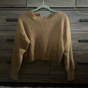 Tie Back Sweater